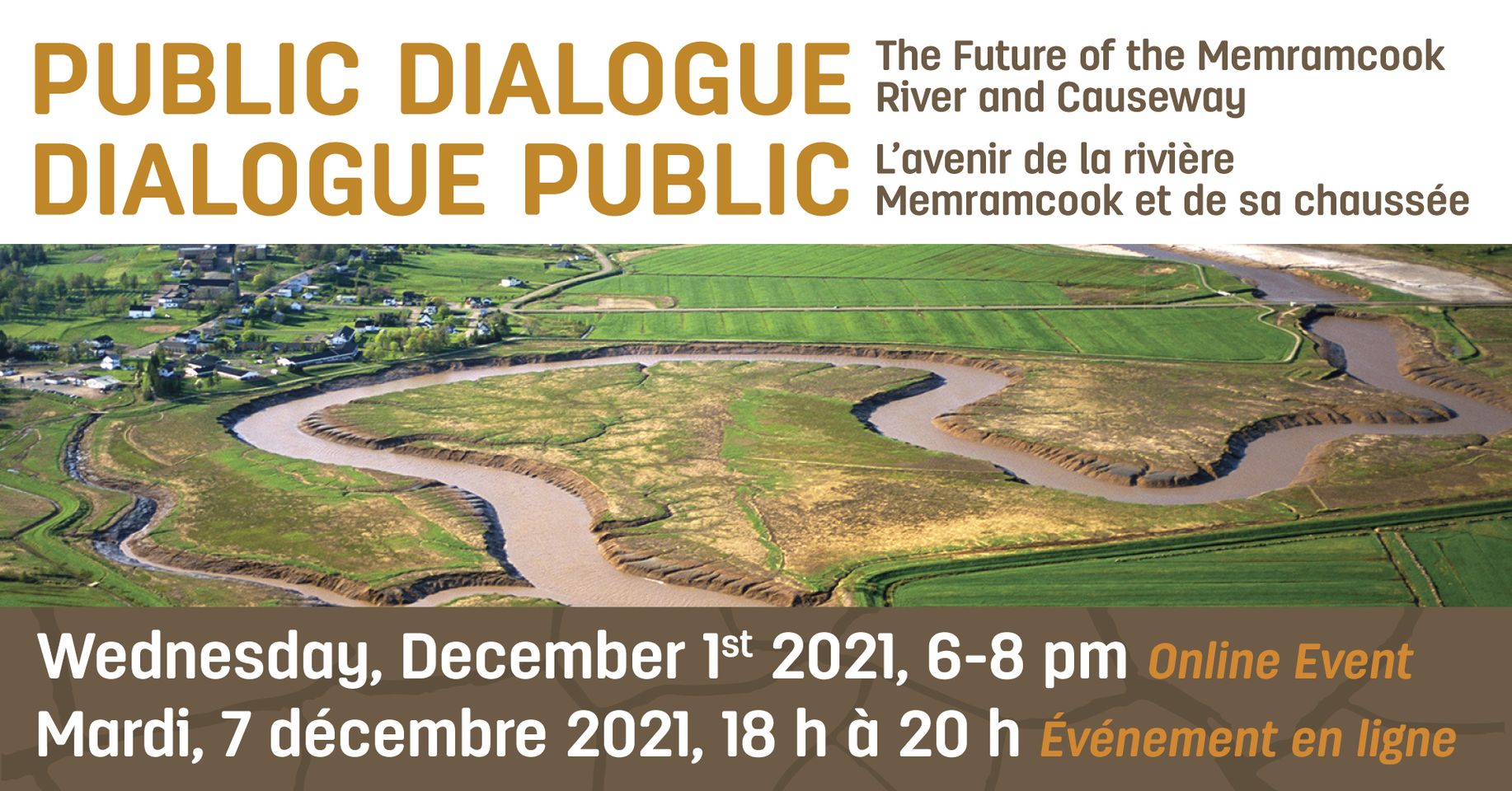 Dialogue public : L'avenir de la rivière Memramcook et de sa chaussée